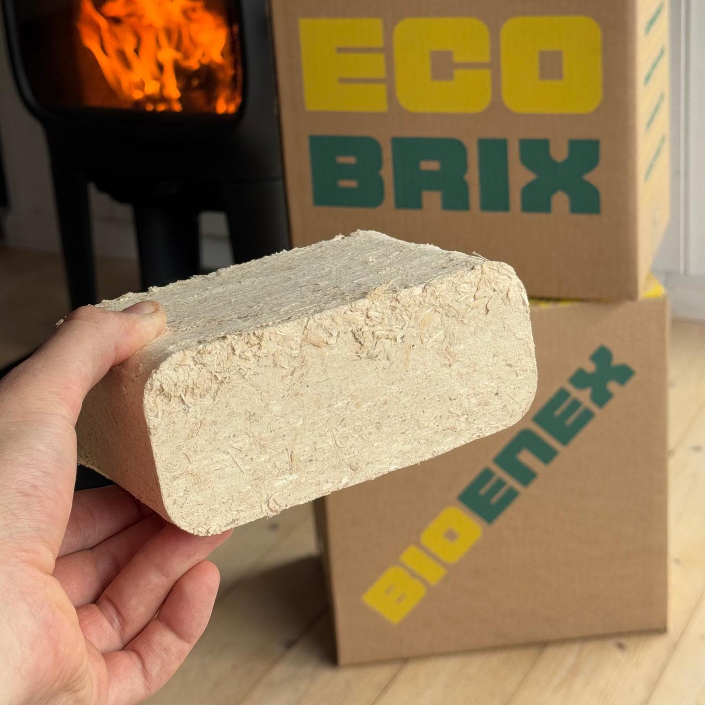 Briquettes de Sciure EcoBrix