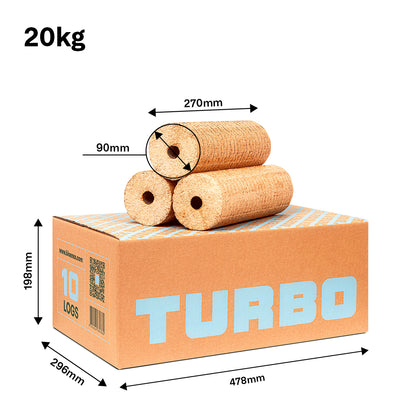 Bûches de bois densifié Turbo