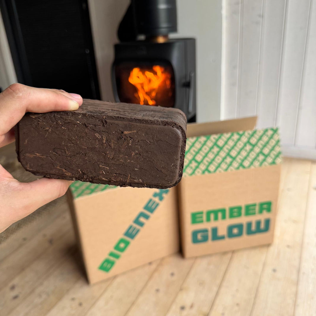 BIOENEX EmberGlow Briquettes de nuit longue durée Bioenex France — free download